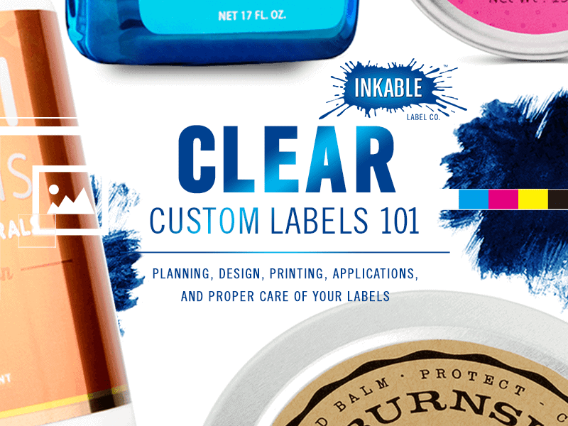 Set Personalized follow us on instagram labels white ink clear labels available 