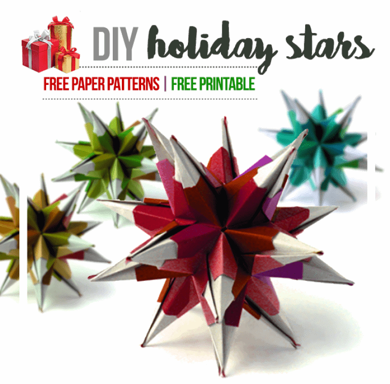 FREE HOLIDAY PRINTABLE STAR! - Inkable Label Co.