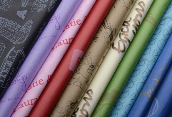 Custom Tissue Paper, Branded Tissue Paper, Full Color Tissue Paper