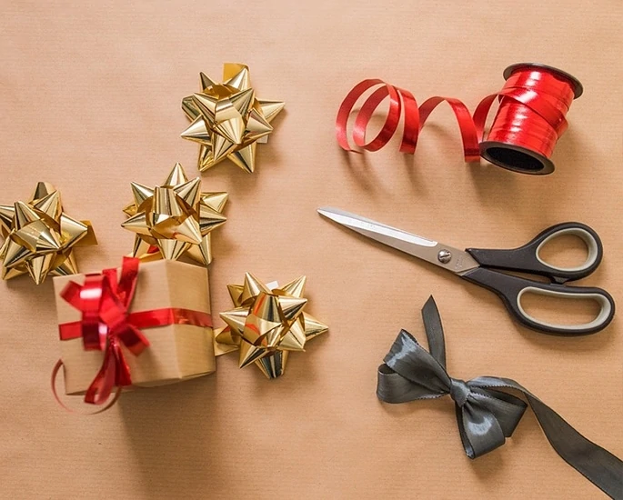 Craft Scissors for Printable Holiday Photo Frame