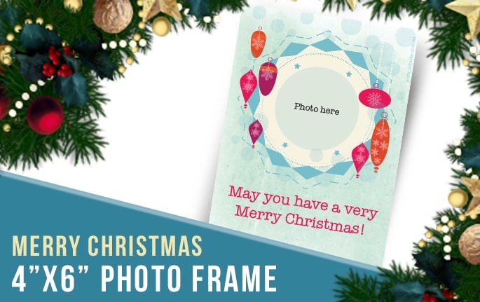 Printable Holiday Photo Frame: Free DIY Gift!