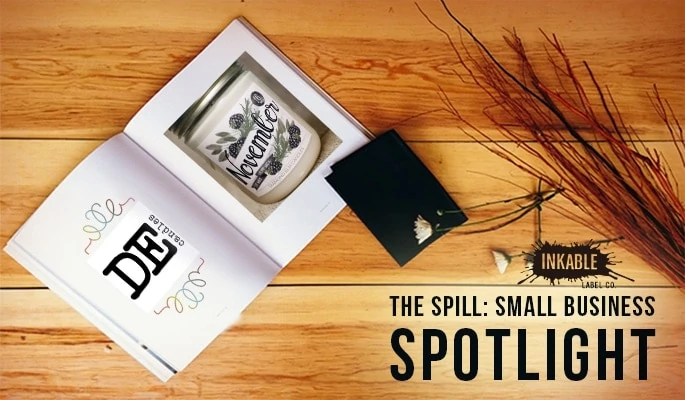Cover - Inkable Label Co Feature - Diamond Elm Candles