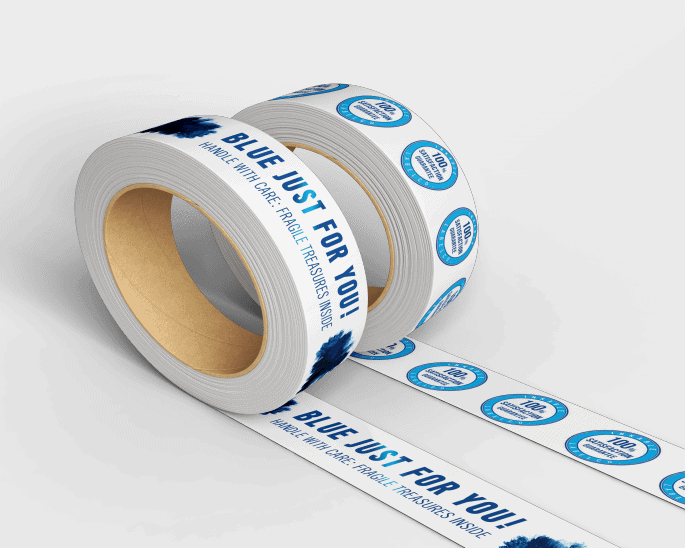 SUPER SAVER: Dramatically Cut Cost With Printed Packing Tape!